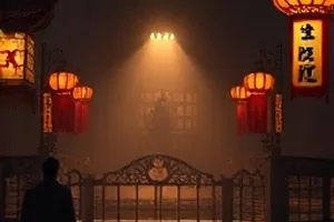 家庭剧集《冷杉镇》雪后小镇木屋街景封面