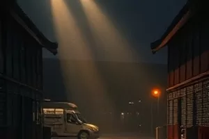 人文纪录片《灯下旅人》深夜书房台灯封面
